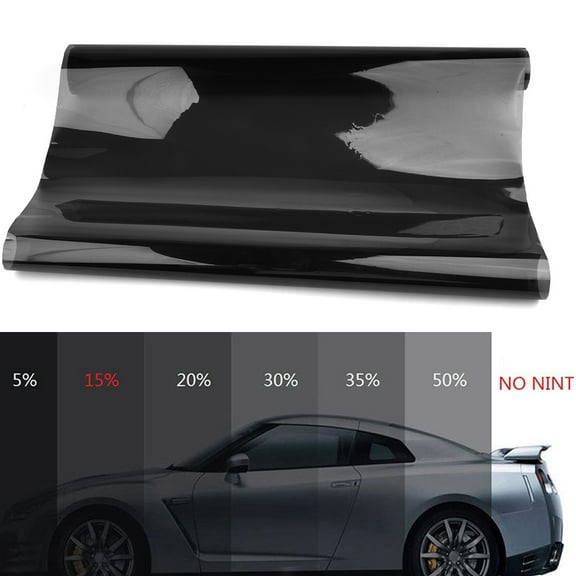 CENL High Quality Tint Film Film Universal Car Auto Home Glass Car Sticker 1 Roll Of Casement Tint Film 50x200cm 15% VLT Black Film