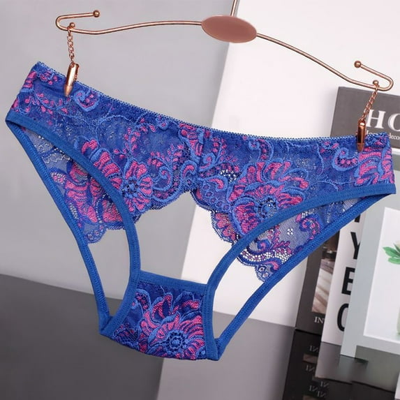 CENL Hollow Lace French Knickers Panties Lingerie Briefs Mesh Sheer Thongs Underwear