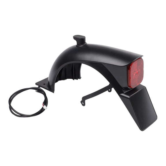 CENL Integrated Rear Taillight & -Fender Assembly For -Ninebot E2/E2 Plus Electric Scooter - Includes Bracket & Splash Guard