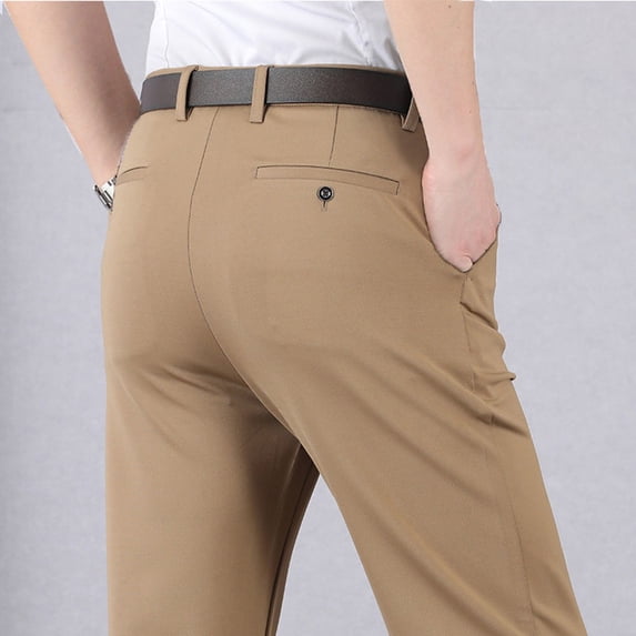 CENL Male Simple Business Casual Pants Loose Casual Loose All-match Trousers