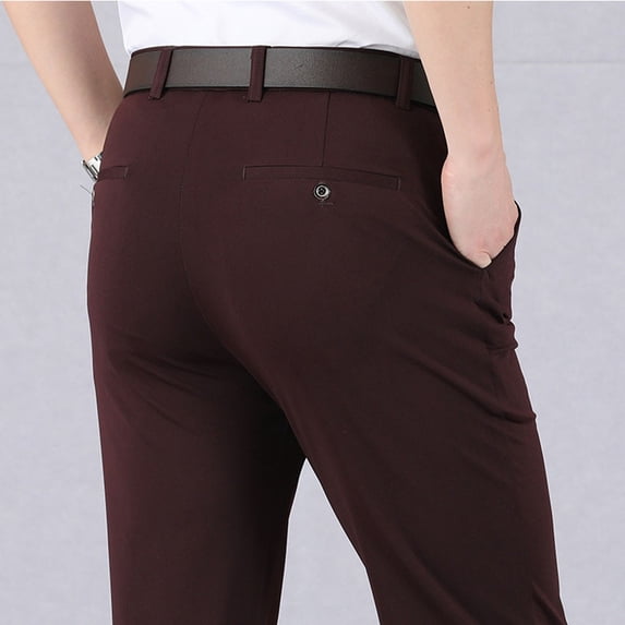 CENL Male Simple Business Casual Pants Loose Casual Loose All-match Trousers