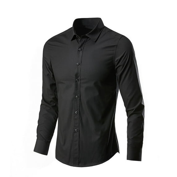 CENL Men Classic Fit Long Sleeve Wrinkle Resistant Button Down Premium Dress Shirt