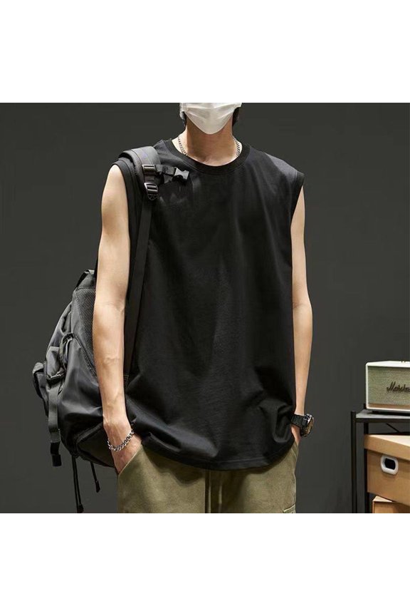 CENL Men Running Tank Top Workout Muscle Sleeveless T-Shirt Summer Gym Vest