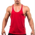 thumbnail image 1 of CENL Men Sleeveless Gym Sport Singlet Vest Tank Tops Bodybuilding Fit Muscle Shirts, 1 of 7
