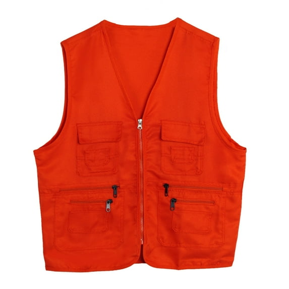 CENL Men's Multi Pocket Travelers Fishing Photography Director Casual Outdoor Vest