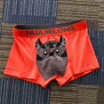thumbnail image 1 of CENL Mens Boxer Underwear Cotton Breathable Oversized Cartoon Printing Underpants, 1 of 7