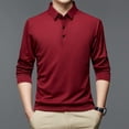 thumbnail image 1 of CENL Mens Button Collar Dress Shirt Blouse Long Sleeve Tops Business Formal T-Shirt, 1 of 9