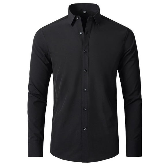 CENL Mens Classic Fit Long Sleeve Wrinkle Resistant Button Down Premium Dress Shirt