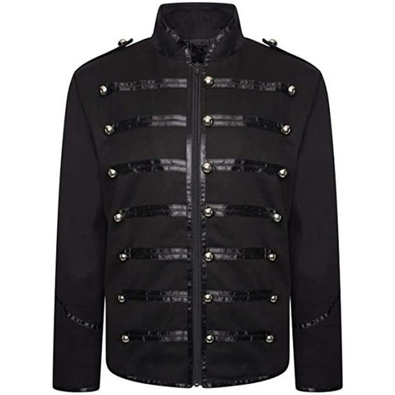 CENL Mens Retro Gothic Jacket Frock Coat Steampunk Victorian Morning Steampunk Top