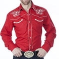 thumbnail image 1 of CENL Mens Retro Long Sleeve Shirts Casual Slim Button Down Dress Shirt Blouse Tops, 1 of 6