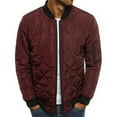 thumbnail image 1 of CENL Mens Winter Warm Stand Collar Puffer Zip Up Jacket Quilted Padded Coat Outwear, 1 of 8
