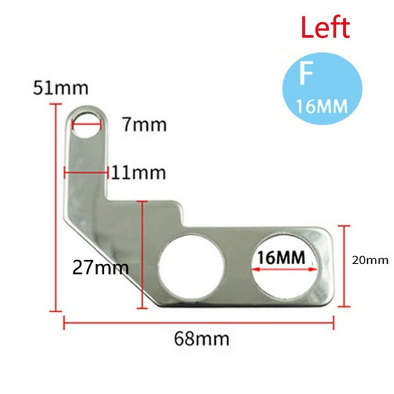 CENL Motorcycle 16MM stainless steel bracket for waterproof button switch
