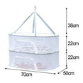 thumbnail image 1 of CENL Multi Layer Portable Drying Mesh Net for Vegetables and Fruits Easy Storage, 1 of 11