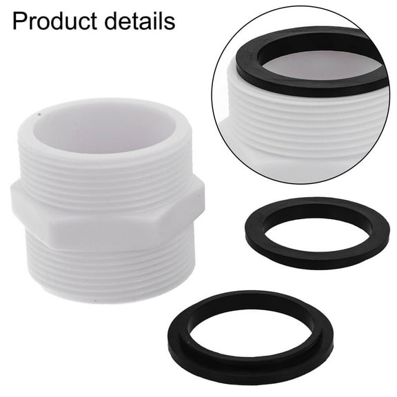 CENL Pool Hose Adapter 1.5 Inch For For Coleman Pool Pump Hose With Ring Gaskets