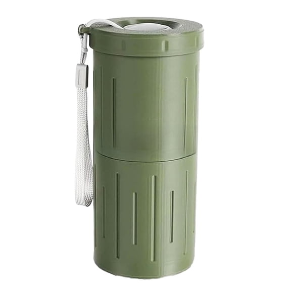 CENL Portable Snack Spit Cup with Dual Compartment Printed