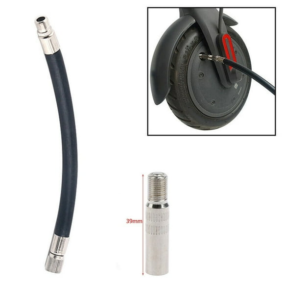 CENL Pump Extension Inflatable Mouth Hose Extended Air Inflator Tube Inflatable Mouth Hose Pump Soft Tube Air-Tight for Motor Automobile Electric Scooter 16cm