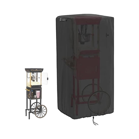 CENL Retro-style popcorn machine cart for protective cover, dustproof cover, waterproof