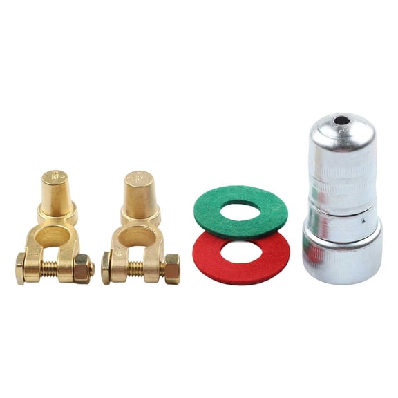 CENL SAE to JIS Compatible Battery Terminal Connectors Premium Brass Construction for Enhanced Durability and Conductivity