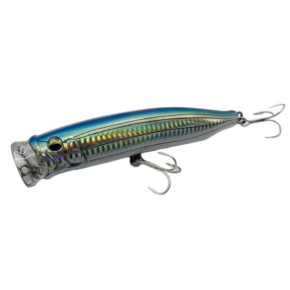 CENL Saltwater Fishing Tuna Popper Lure Color as The Picture Shows Strong ABS Resin Material Elliptical Mouth Design