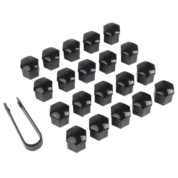 CENL Silicone Car Wheel Nut Lug Dust Cover Cap Protector Hub Screw Rim 19mm Style Set of 20 Compatible with All Vehicles
