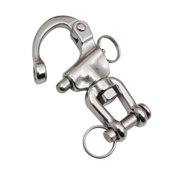 CENL Stainless Steel Quick Shackle Swivel Snap Anchor Rigging Quick Release Hook