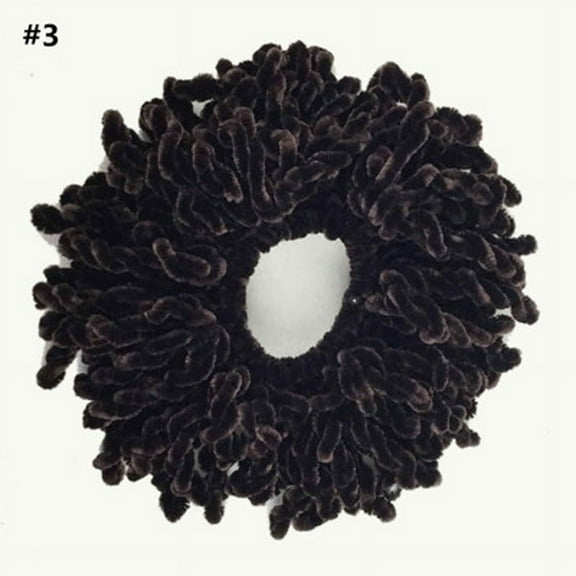 CENL Unique Volumising Scrunchy Velvet Big Hair Tie Bun Clip Hijab Scarf Volumizer