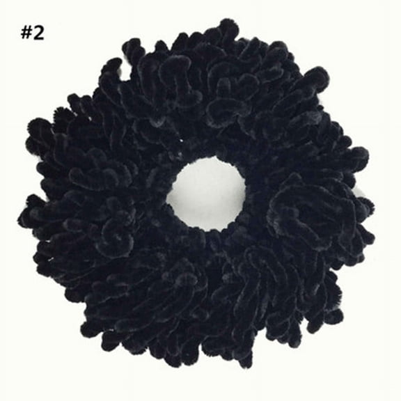 CENL Unique Volumising Scrunchy Velvet Big Hair Tie Bun Clip Hijab Scarf Volumizer