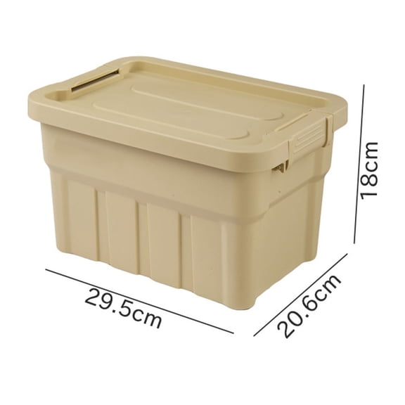 CENL Versatile Stackable Storage Bins with Lids - Perfect for Home & Outdoor Use!
