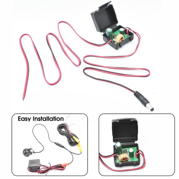 CENL Voltage Regulator Converter Plastic Power Step down Black Car Power Supply Step Down DC 24V To 12V 5A For Vehicle Camera