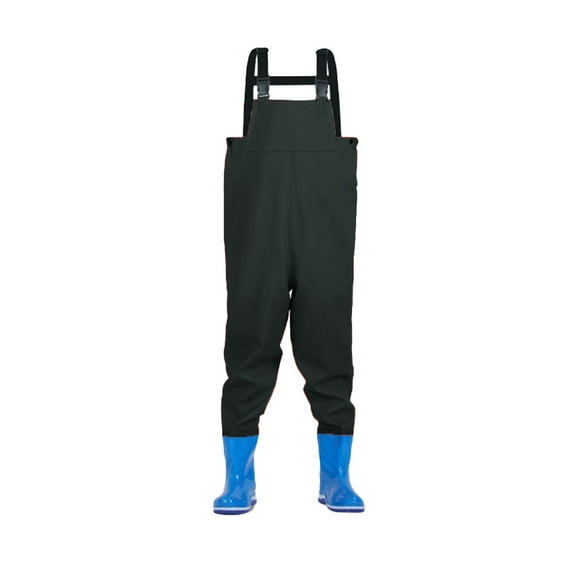 CENL Waterproof Fishing Waders For Kids Youth With Boots Hunting Waders Rain Trousers