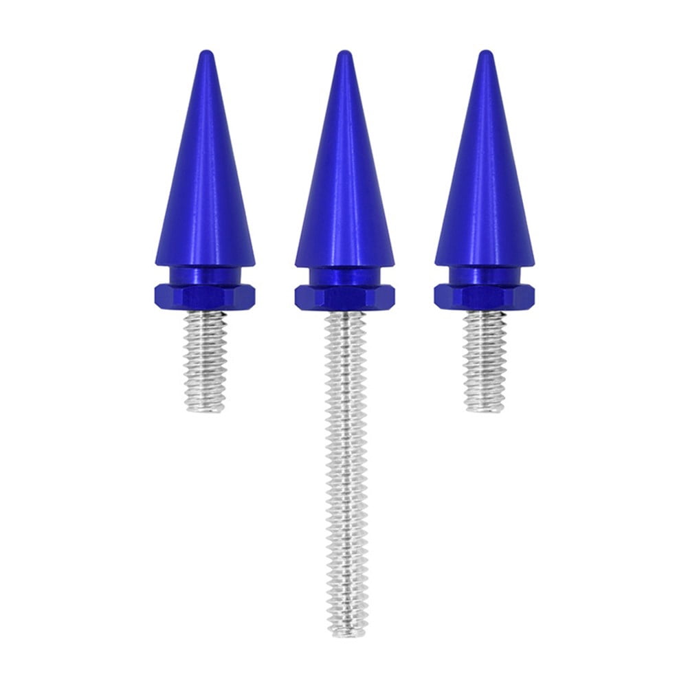 HDBUBALUS Motorcycle Fairing Bolts For Harley Road Glide (1998-Up) – Black Anodized Aluminum Windshield Spike Bolts, Set Of 4