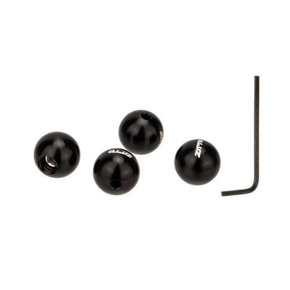 CENL ZTTO 4Pcs Shift Cable Tips Brake Gear Cable Line End Cap Ferrules Screw Fixation Red/Blue/Gold/Black/Purple Colors