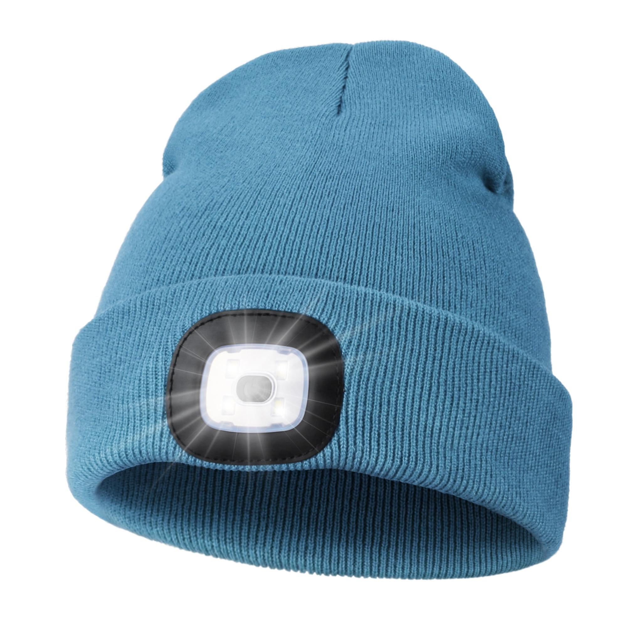 CENSGO Beanie Hat with Light, Unisex USB Rechargeable LED Beanie