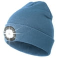 thumbnail image 1 of CENSGO Beanie with a Light, Ideal Christmas Stuffers Gifts for Men, USB Lighted Knitted Cap Light Blue, 1 of 11