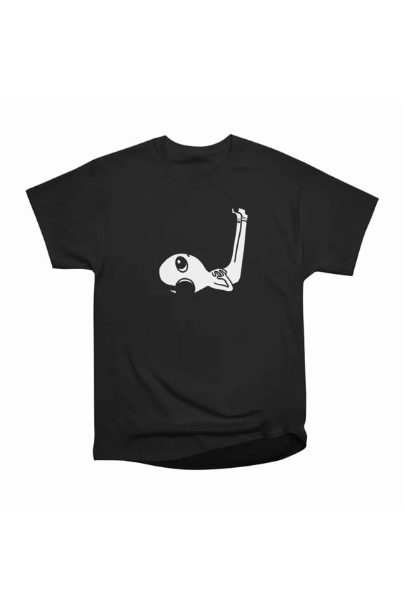 CENTERED HEADPHONES LIMB ELEVATION BEING BLACK AND WHITE T-Shirt Tee Gift For Him Merch Fo