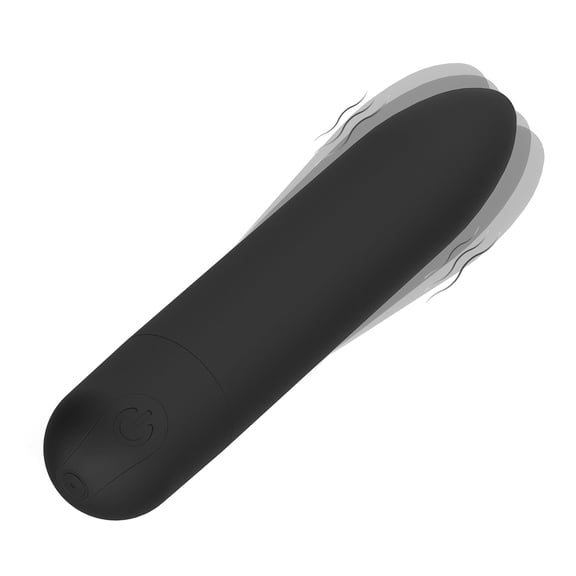 CENTEREL Classic Vibrator 1 Button 10 Functions Water-Resistant Motor Adult Sex Toy-Black
