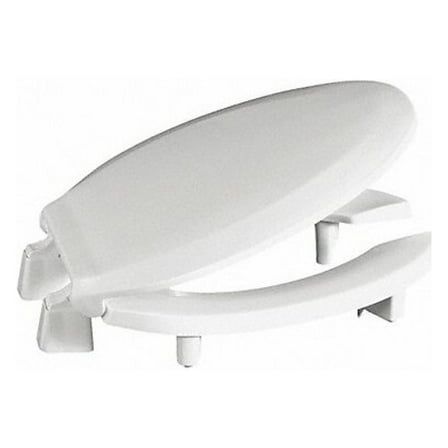 CENTOCO GR3L820STS-001 Toilet Seat, With Cover, Plastic, Elongated, White