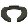 thumbnail image 1 of CENTOCO PLASTIC OPEN FRONT ELONGATED TOILET SEAT LESS COVER BLACK per 3 Each, 1 of 3