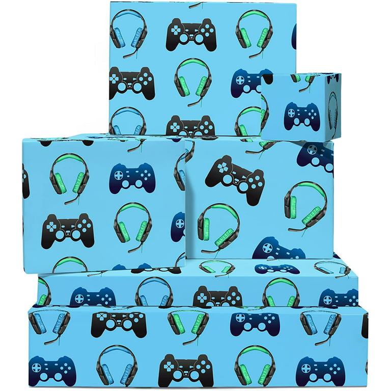 Gameband Gift Idea + Printable Pixelated Wrapping Paper — All for the Boys