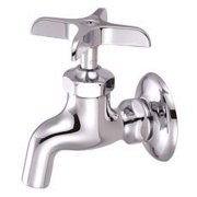 CENTRAL BRASS FLANGED SINGLE SINK FITTING