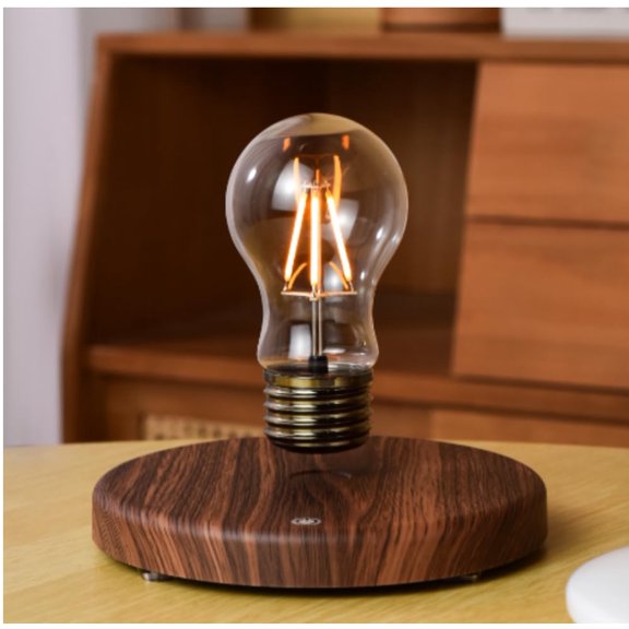CENTRALEV Magnetic Levitating Bulb Floating Light Lamp Night Light for Home Office Desk Ambiance Lighting Creative Gift for Birthdays, Christmas and Valentine's Day Y101