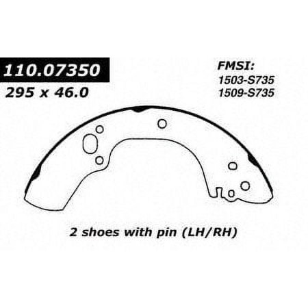 CENTRIC PARTS - BRAKE SHOES