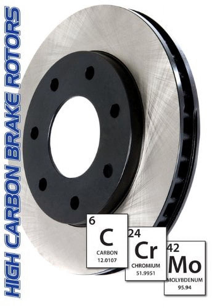 CENTRIC PARTS - HI-CARBON DISC Fits select: 1999-2005 VOLKSWAGEN JETTA, 1999-2010 VOLKSWAGEN NEW BEETLE