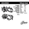 thumbnail image 1 of CENTRIC PARTS - HUB ASSEMBLY Fits select: 1998-2000 FORD RANGER, 1998-2000 MAZDA B4000, 1 of 4