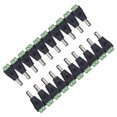 thumbnail image 1 of CENTROPOWER 100 Pieces DC 12V 5A Male Plug Connector 5.5mm X 2.1mm，DC Power Adapter Connector for LED Light Strip and CCTV Camera, 1 of 6