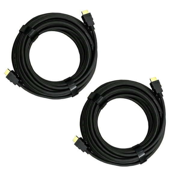 CENTROPOWER High-Speed HDMI Cable 2-Pack - 15 Feet HDMI Cord - 4K 60Hz, Support Ethernet Video 3D,2160P,1080P,for UHD TV/Monitor/Laptop/Xbox/PS3/4