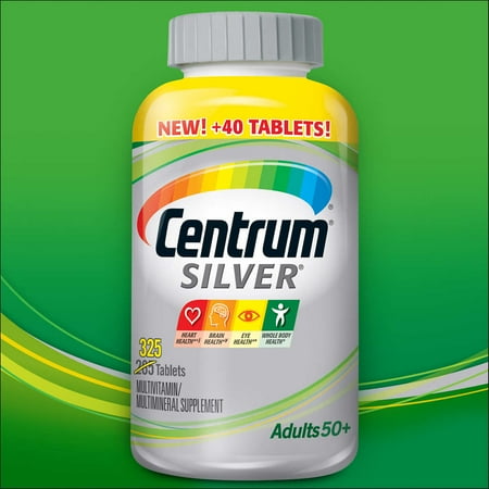 Centrum Silver Multivitamin & Multimineral Tablets, 285 Ct