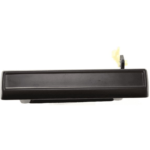 CENTURY 82-96 FRONT EXTERIOR DOOR HANDLE LH, Smooth Black, Metal, w/o Keyhole (=REAR)