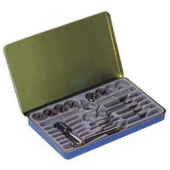 CENTURY DRILL AND TOOL 98903 Fractional Tap and Die,Nf,14 Pc Set