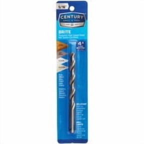 CENTURY DRILL & TOOL Brite Drill Bit - Pack of 4 Bulk Restock Pack